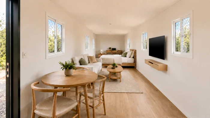 40ft Open Plan Class 1A, 3D render 3